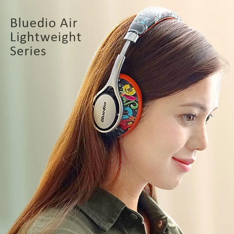 Bluedio A2(Air) Bluetooth наушники/гарнитура с принтом беспроводные наушники для 4,2 Bluetooth музыкальные наушники