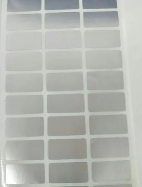 

200pcs 20x10mm silver pet VOID Security Labels Removed Tamper Evident void Sticker