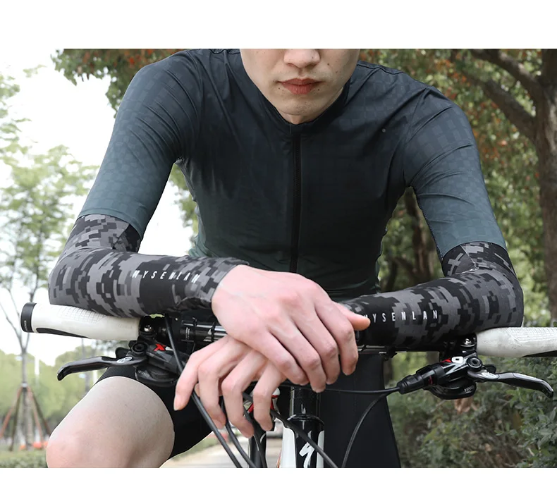 Летний набор солнцезащитных манжет для езды на велосипеде, быстросохнущие шелковые рукава для мужчин и женщин, защита от ультрафиолетовых лучей, оборудование для верховой езды