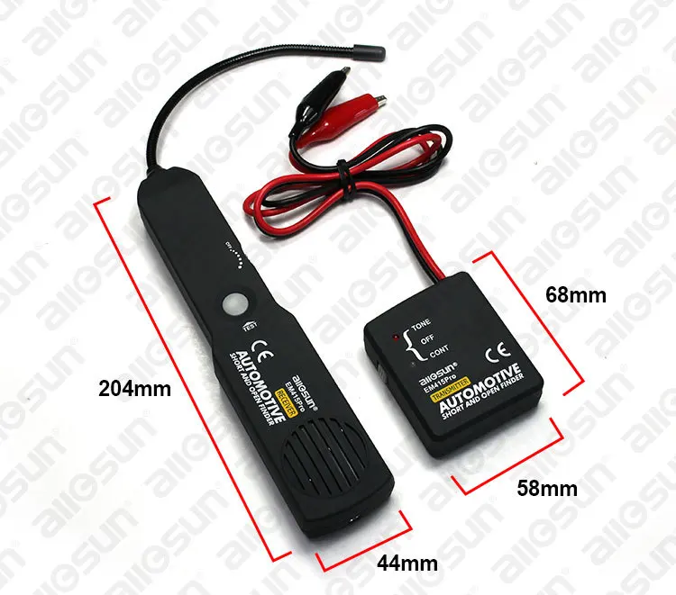 all-sun EM415pro автомобильный тестер кабель провода короткий открытый Finder Ремонт Инструмент Тестер автомобильный Tracer диагностировать тон линии Finder