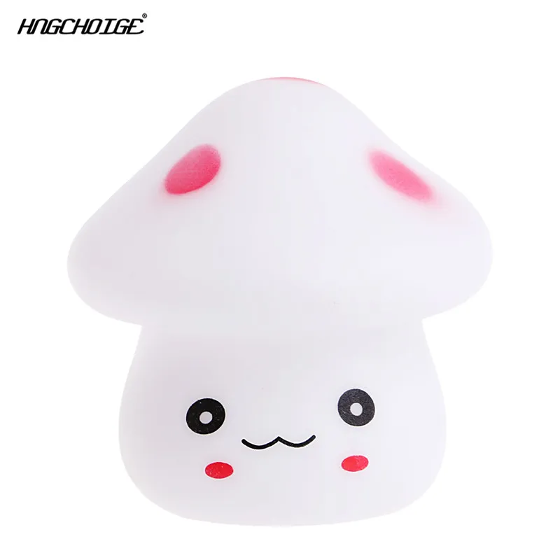 

HNGCHOIGE 7 Color Changing Mushroom Light LED Lamp Nightlight Romantic Plastic Home Decor