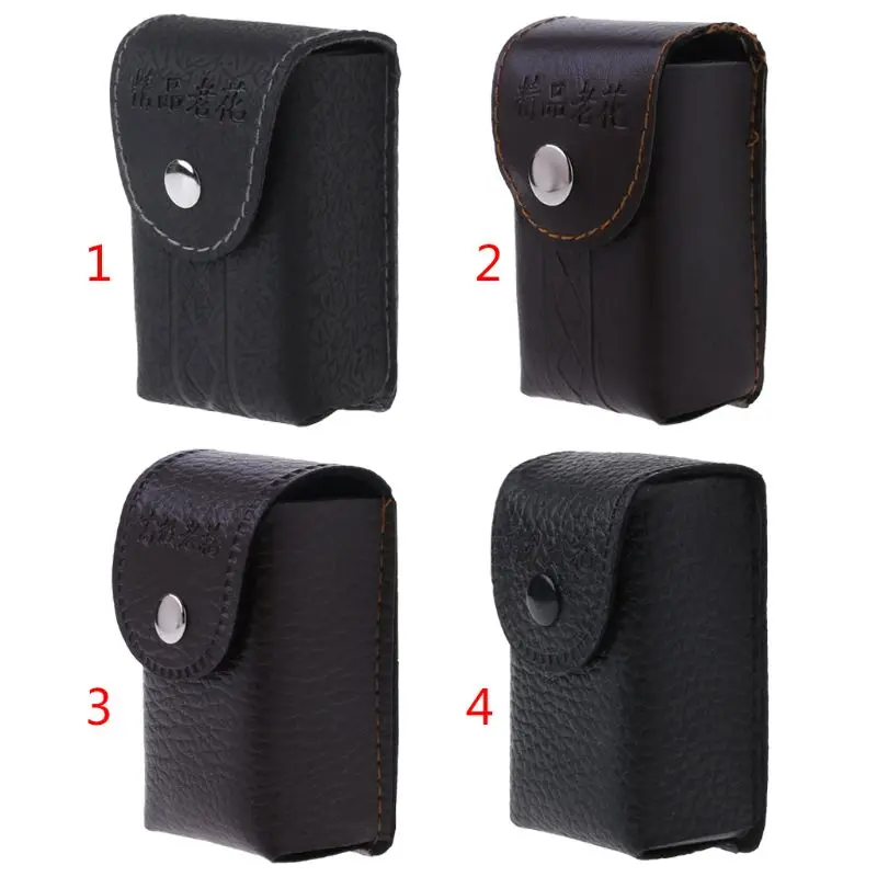 

Fashion New 1 Pc Men Women Unisex Reading Glasses Box Folding Protective Faux Leather Soft Storage Portable Bag 4 Styles