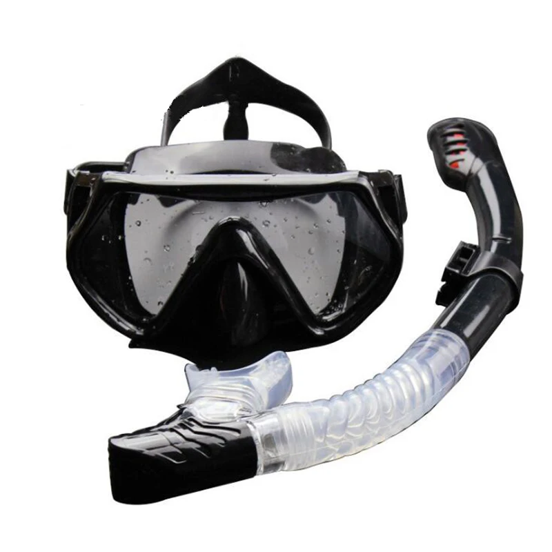 Дайвинг профессиональная маска подводные очки для подводного плавания Сноркелинга полный сухой дайвинг маски плавательные очки для