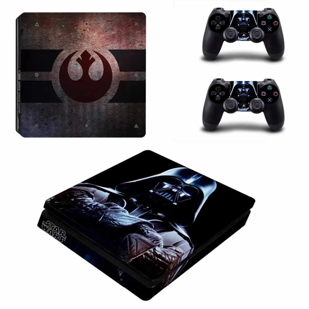 Star Wars battleпередний PS4 тонкий стикер кожи для sony playstation 4 консоль и контроллер для Dualshock 4 PS4 тонкий стикер наклейка