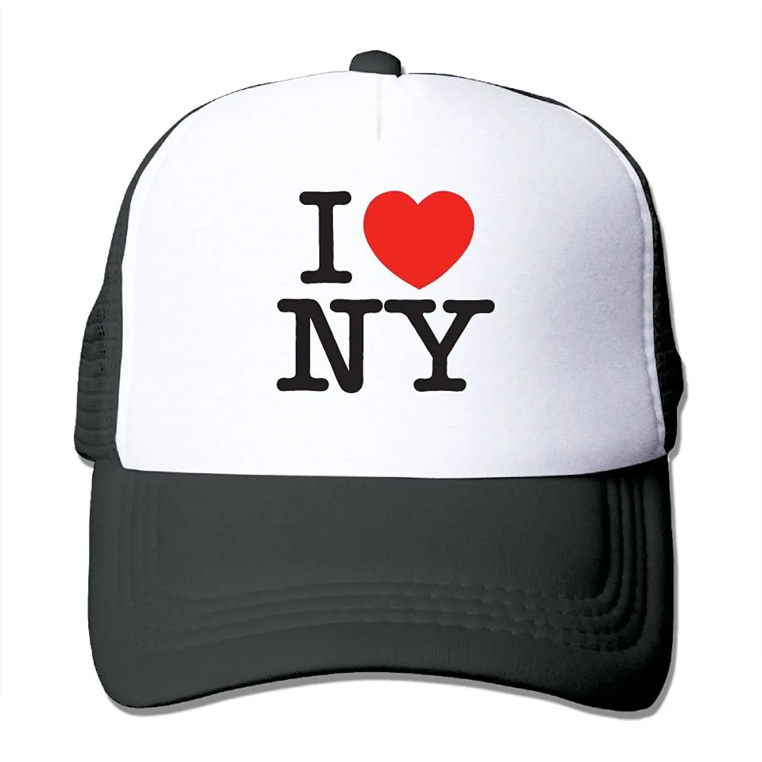 Дешевые я люблю Нью-Йорк Регулируемый Печати Сетки Snapback шляпа унисекс для