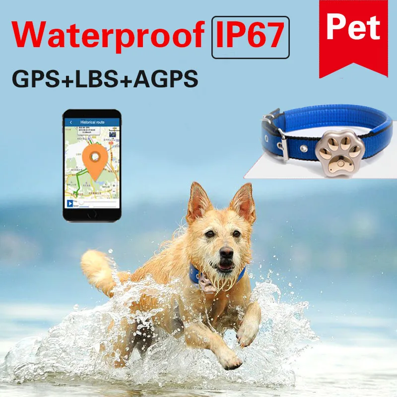 

2017 Mini RF-V30 Vehicle Dogs GPS Tracker Waterproof GPRS GSM WIFI GPS Anti-Lost TrackingTracking via Website / APP / Wechat