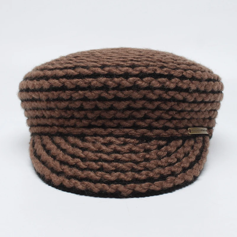 ROSELUOSI военная шапка для женщин Осень Зима шерстяные военные шапки женские повседневные Шапки женские Casquette