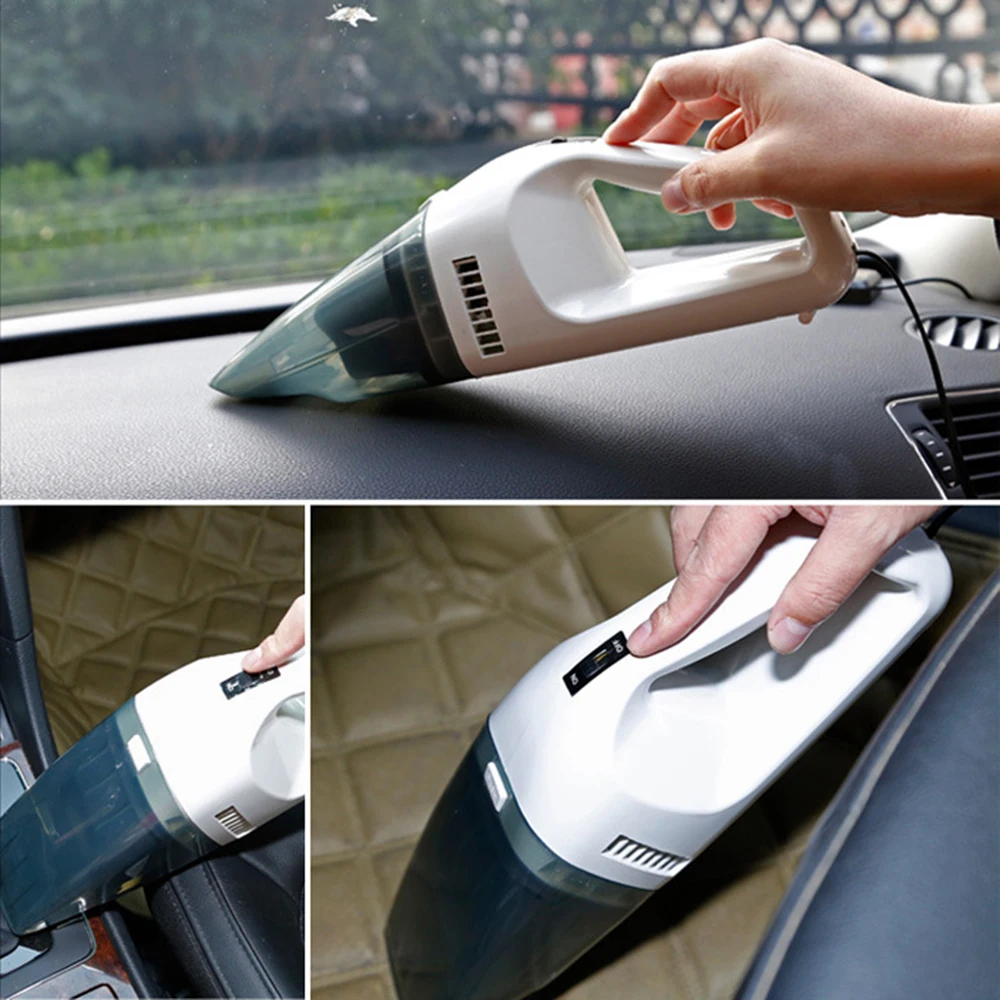 Car Vacuum Cleaner Portable Handheld Car Dust Collector Cleaning Wet