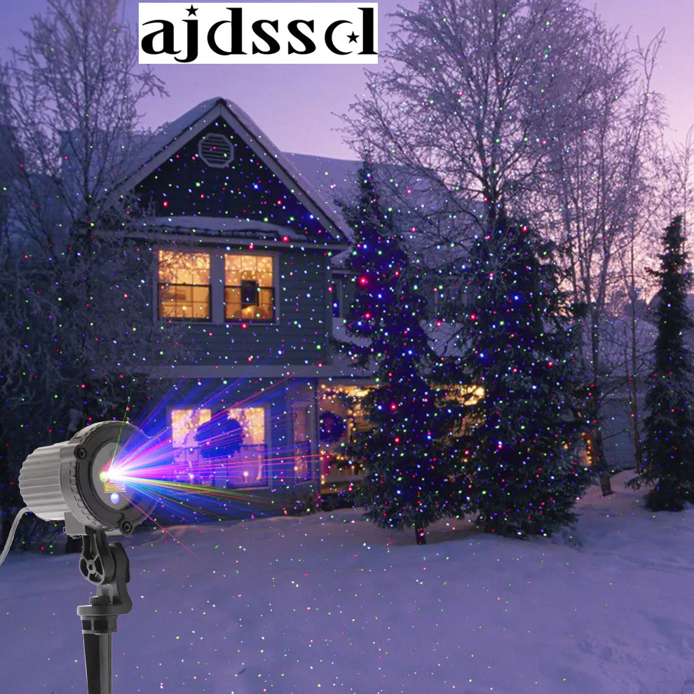 

2018 Laser Light Outdoor High Quality RGB Still Dots Christmas Lights Party Light Projector Tree Decorations For Home