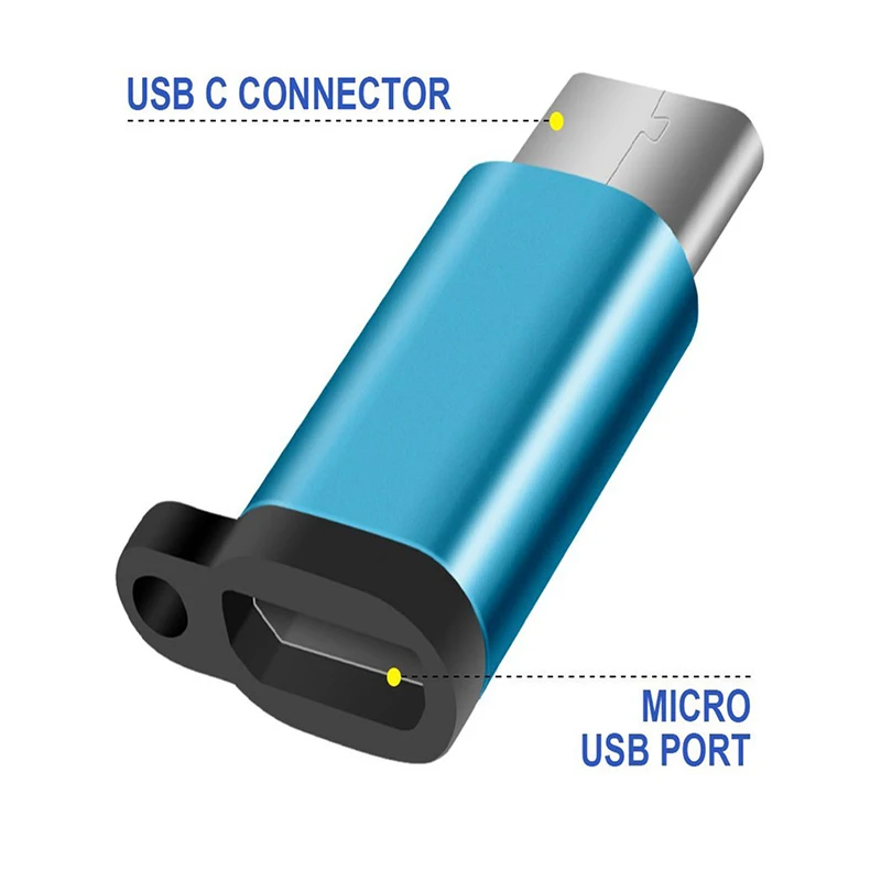 Адаптер Type C OTG Micro USB Female to Мужской конвертер зарядный кабель для синхронизации