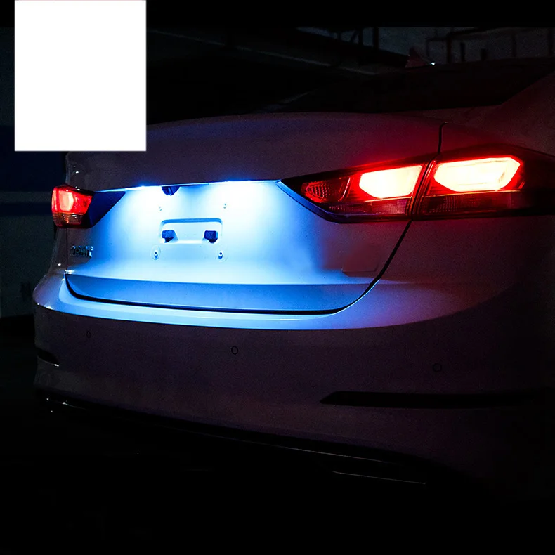 Lsrtw2017 светодиодный автомобильный номерной знак для hyundai elantra 2016 2017 2018 2020|Лепнина