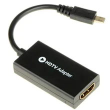 11Pin Micro USB To HDMI Female Adapter Cable NCG For Samsung Galaxy S3 SIII I9300 S2 HDTV