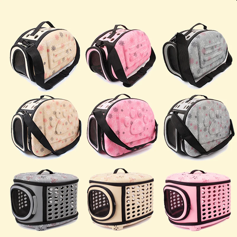 

Dog Carrier Bag Portable Cats Handbag Foldable Travel Bag Puppy Carrying Mesh Shoulder Pet Bags Mini S/M/L