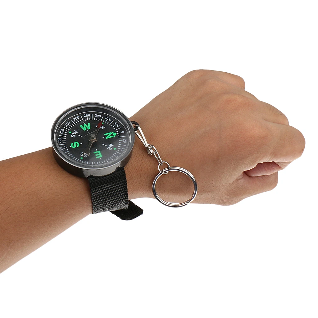 Outdoor Wrist Compass Shockproof Tactical for Survival Pointing Guide Sadoun.com