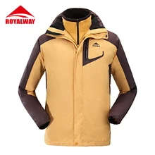 ROYALWAY мужские походные куртки для кемпинга флисовая альпинистская Водонепроницаемая занятия спортом на свежем воздухе, охота ветрозащитный треккинг Рыбалка# ROM5310D