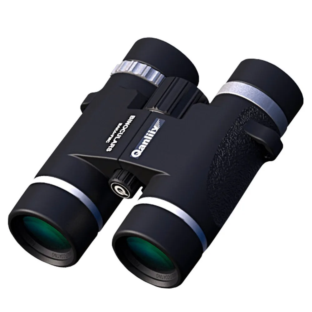 

Qanliiy 12 x 32 4m-5000m Power View Compact Stabilization Binoculars Telescopes BAK4 Roof Prism for Hiking Bird Watching