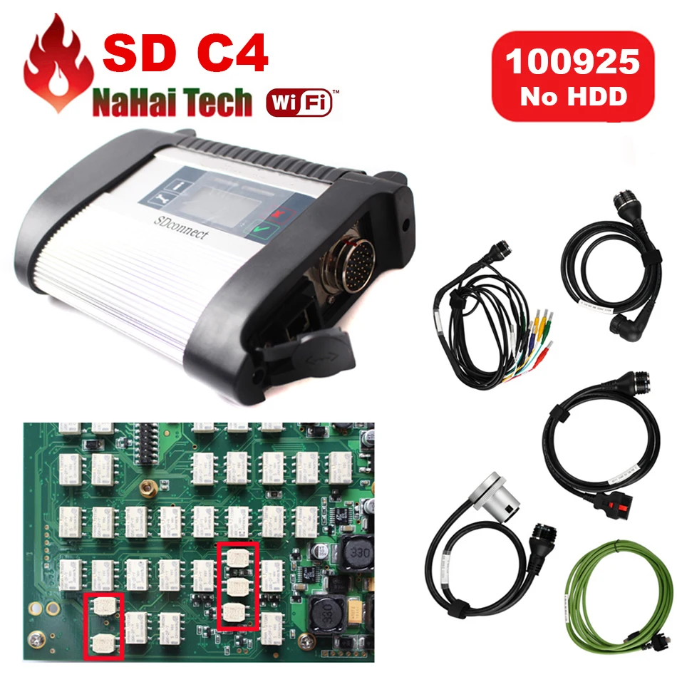 

MB Star C4 Sd Connect Full Chip v2019.9 car & truck Auto Diagnostic-tool WIFI MB Star c4 Multiplexer
