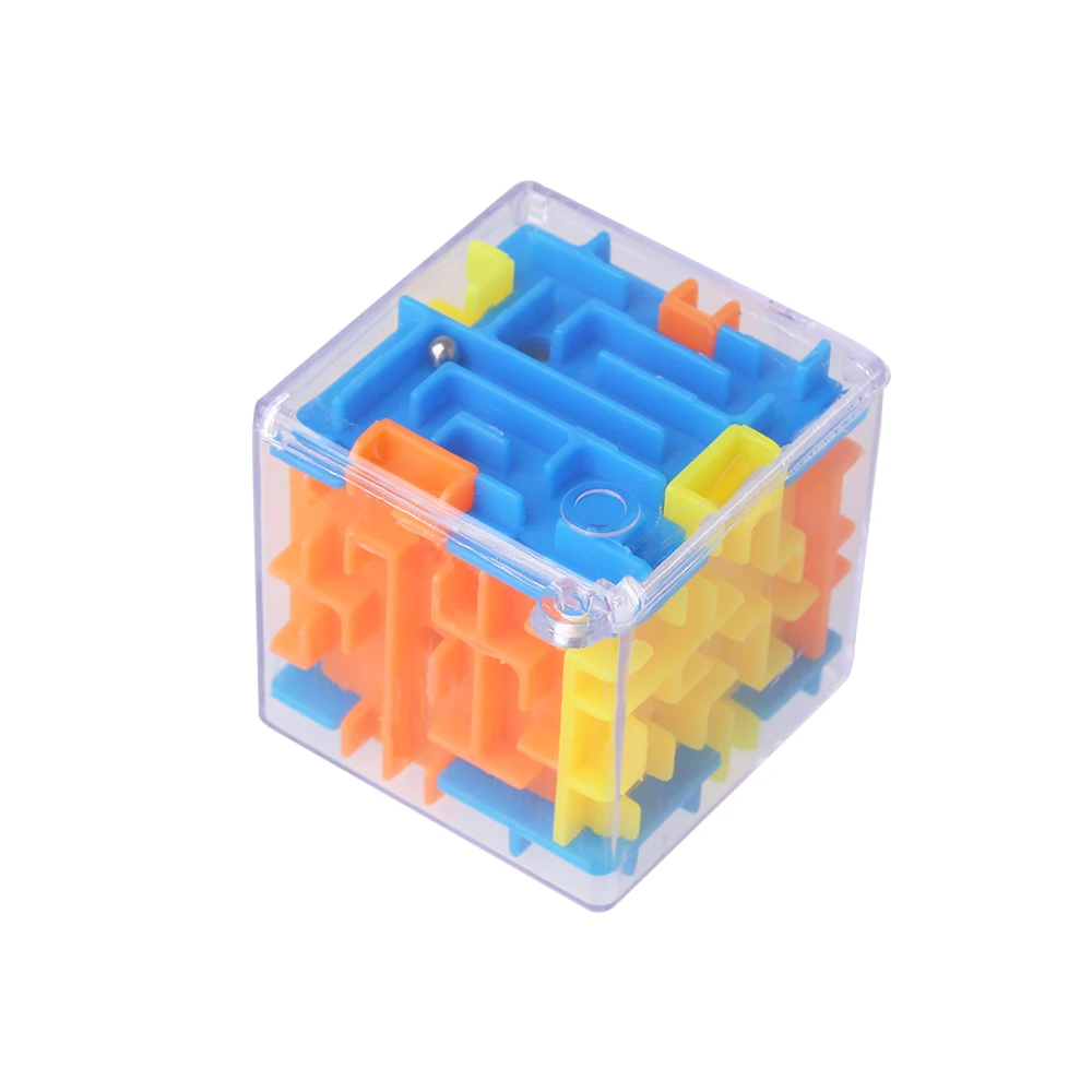

3D Mini Maze Magic Cube Puzzle Speed Cube Labyrinth Rolling Ball Toys Puzzle Game Cubos Magicos Learning Toys For Children
