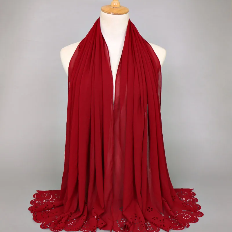 Buy NEW design Big size bubble chiffon laser cut