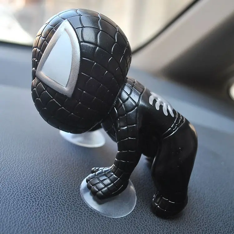 1pcs 12cm Climbing spiderman sucker robot toy Cartoon PVC action Figures Mini Suction stikbot studio model