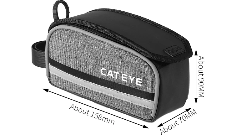 CATEYE велосипедная верхняя трубчатая сумка, велосипедная сумка для езды на велосипеде, MTB каркасная сумка, отражающая Водонепроницаемая Магнитная сумка для инструментов, велосипедная сумка и сумка для корзины