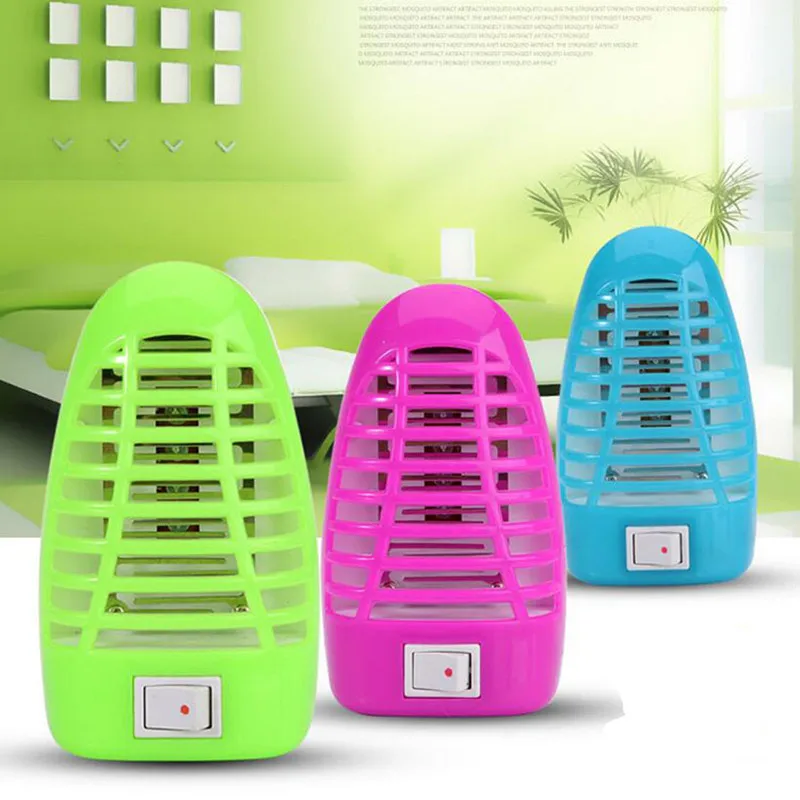 1Piece Effective Safe 220V Socket Electric Mini Mosquito Lamp LED