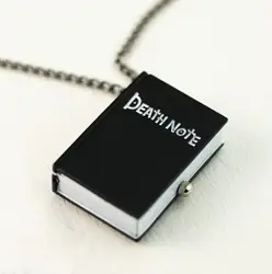 Античный Черный Death Note стимпанк часы для Цепочки и ожерелья цепь карманные часы Для мужчин и Для женщин подарок Relogio де Bolso