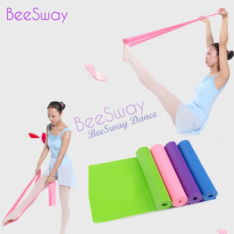 

Latex Elastic Ballet Soft Opening Shoulder Foot Stretch Ballet Belts Gymnastics Yoga Pilate Rubber Belt Dance Tool