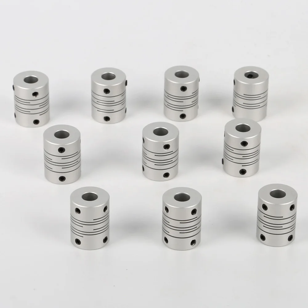 5Pcs/Lots 3D Printer Parts Accessory Stepper Motor Aluminum Alloy Z ... - 5Pcs Lots 3D Printer Parts Accessory Stepper Motor Aluminum Alloy Z Axis Flexible Coupling Coupler Shaft