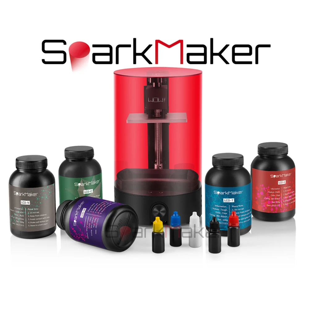 

Sparkmaker upgraded version uv Light Curing SLA/DLP/LCD 3d printer high precision Impresora for Jewelry dentistry photon