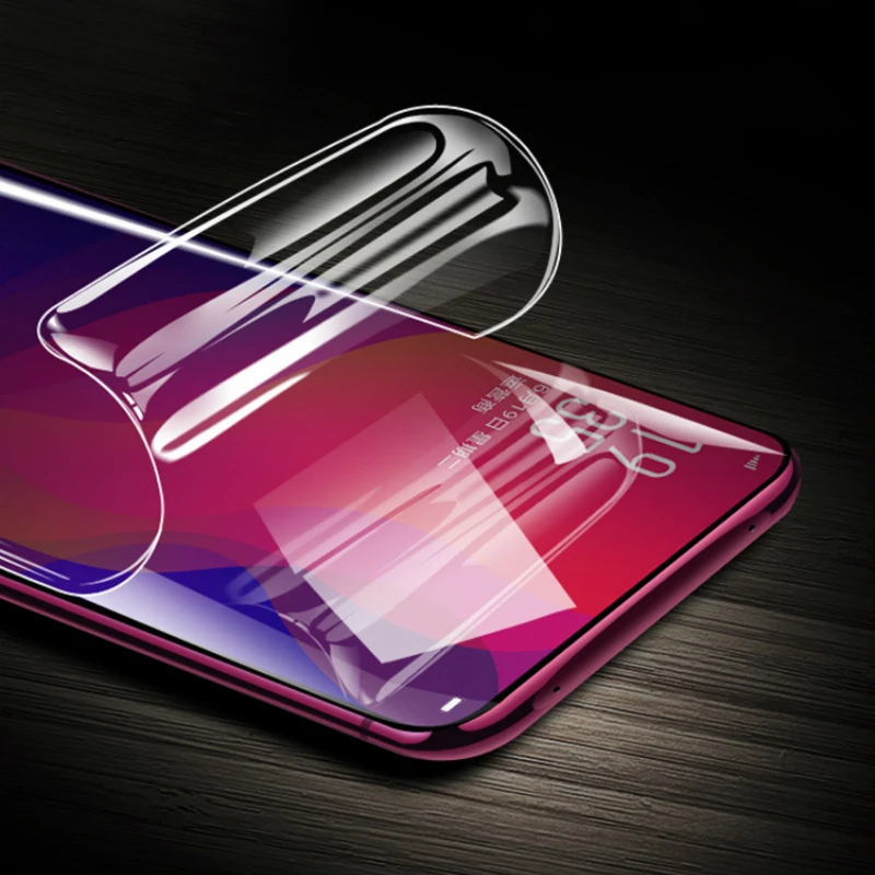 ТПУ гидрогель передняя защита экрана для OPPO R15 R17 RX17 Pro R16 F1 F1S F5 F7 F9 Find X полное