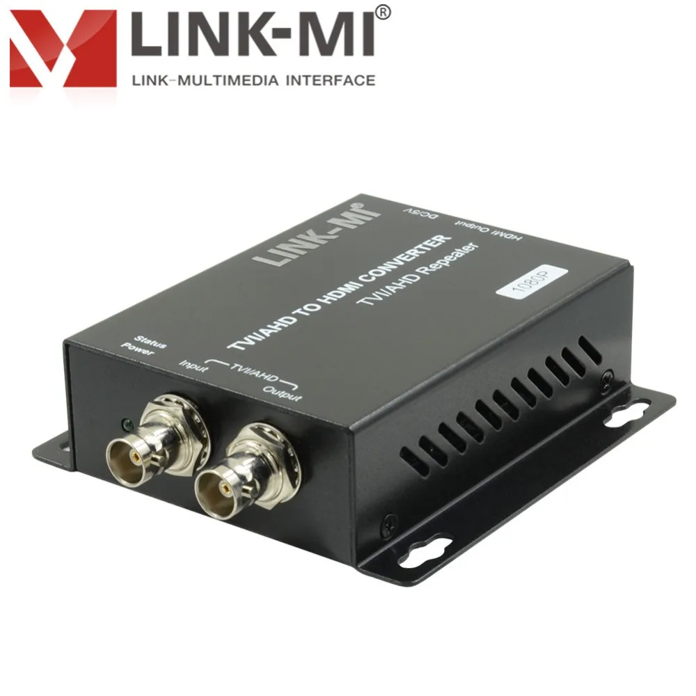 Link-ми tvh1 TVI к HDMI конвертер 300 м 1080 P со сквозными TVI/AHD к HDMI конвертер с 1 xlooping TVI/AHD Выход