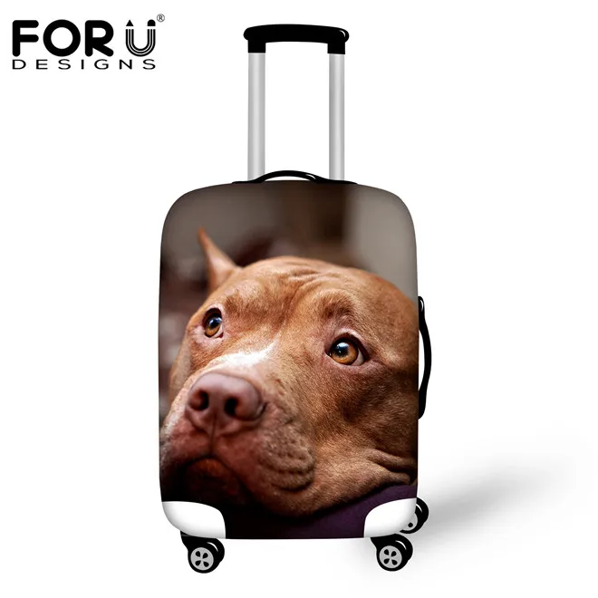 FORUDESIGNS/чехол для путешествий с 3D изображением собаки хаски, защита от пыли, водонепроницаемый чехол для багажа, защитный чехол для 18 20 22 24 26 28 30 дюймов, чехол - Цвет: CA5112