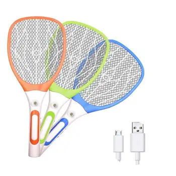 

Rechargeable electric mosquito swatter mosquito hand electric net three-layer net powerful fly swatter