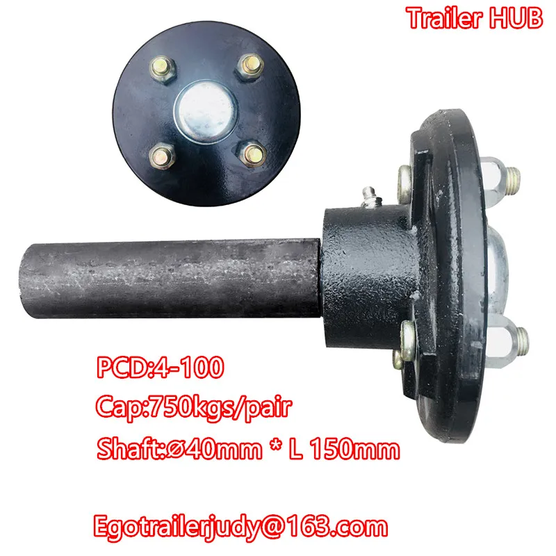 Ego trailer trailer axle trailer half axle trailer hubs 4 100 trailer