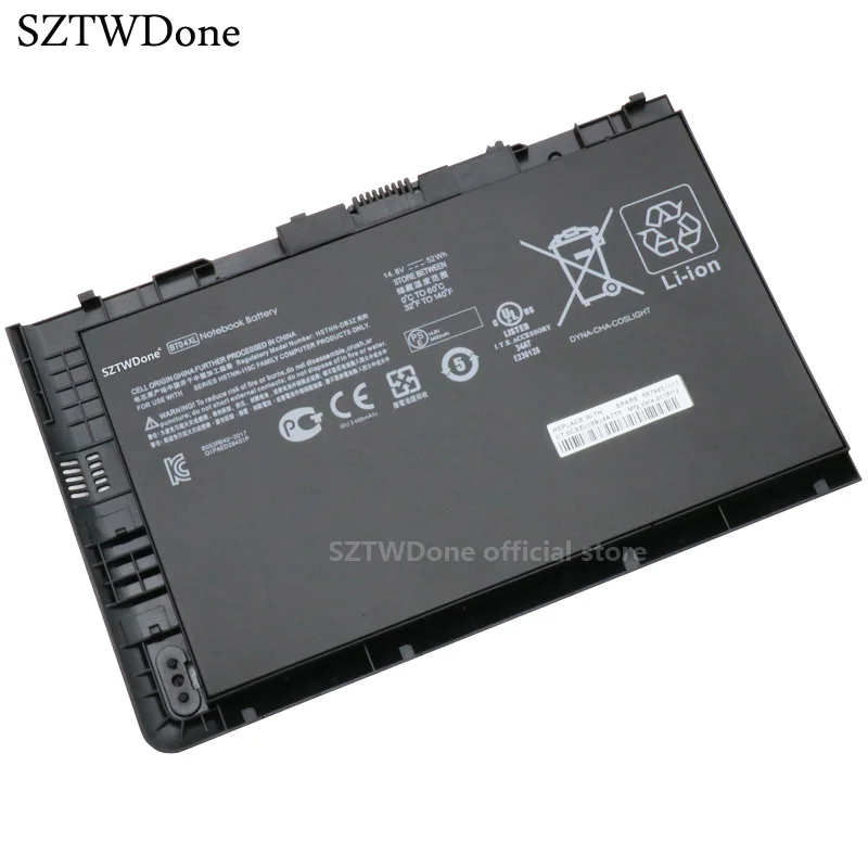 SZTWDone BT04XL Батарея для hp EliteBook Folio 9470 м 9480 HSTNN IB3Z DB3Z I10C BA06 687517 1C1 687945 001|battery for hp|laptop battery