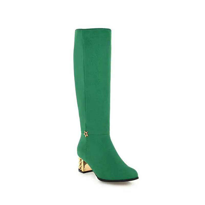 Partito Nemaone Verde Alti Ginocchio Vestito Formato Al 43 5 Cm Signore Degli Del Viola Inverno Scarpe Delle 42 Grandi 2019 verde Di Il 41 Dimensioni Donne Stivali Nero viola Talloni Nero Nuovo 66wqHr