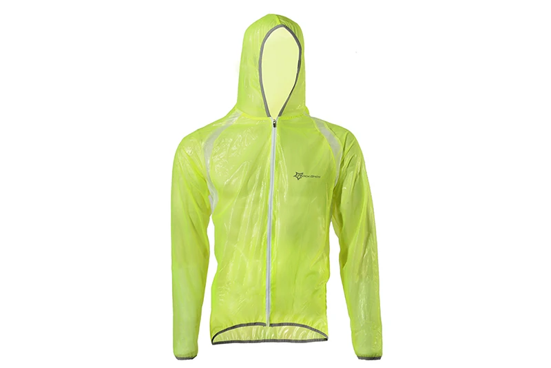 ROCKBROS велосипедный дождевик Джерси куртка Ciclismo спортивный велосипед ветрозащитный плащ дышащий Джерси ветрозащитный непроницаемый - Цвет: Green 2