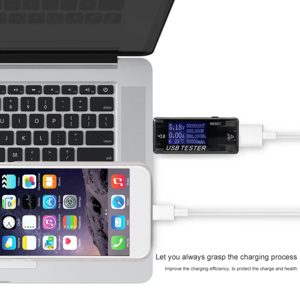 Testeur Courant USB + Capacité Charge Batterie - Infinitydream