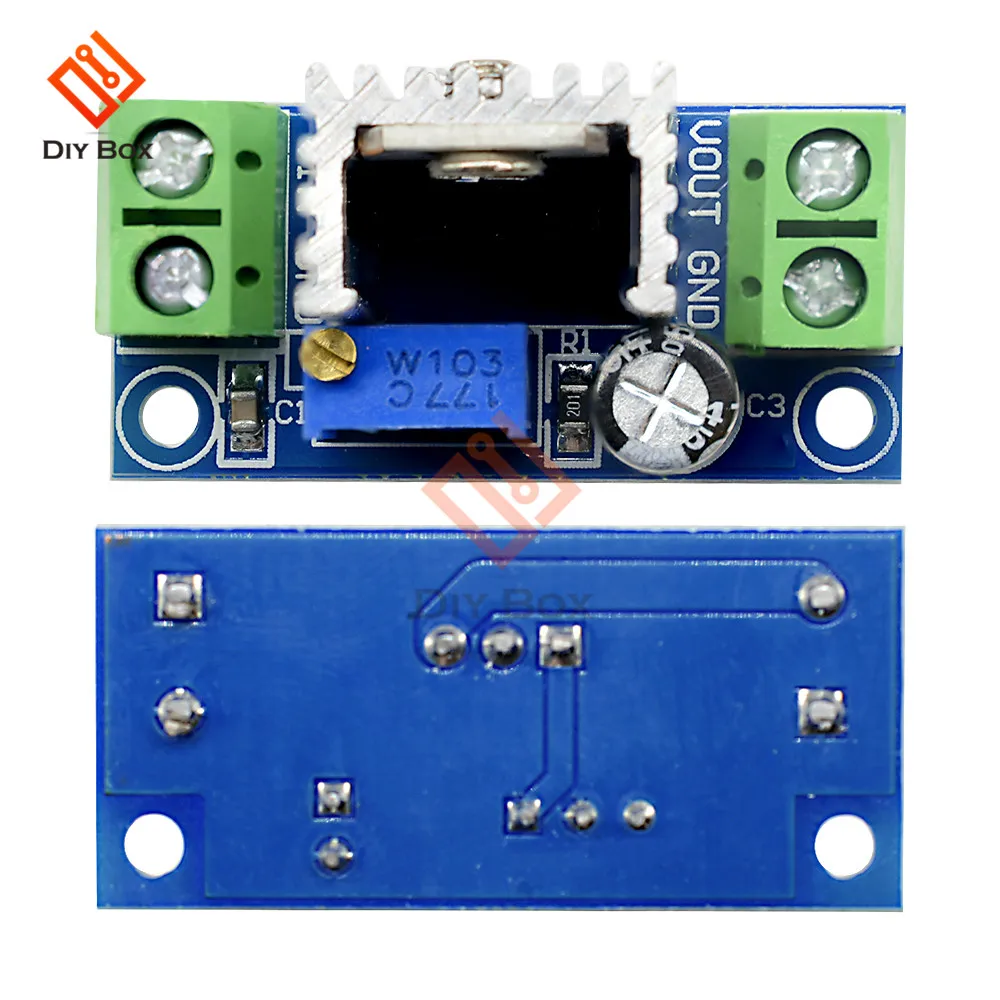 

LM317 Adjustable Voltage Linear Regulator Power Supply LM317 DC-DC 4.2-40V To 1.2-37V Step Down Buck Converter Board Module