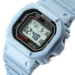 Сандалии детские часы модные спортивные Лидирующий бренд цифровой Водонепроницаемый кварцевые часы для мальчиков и девочек Наручные часы