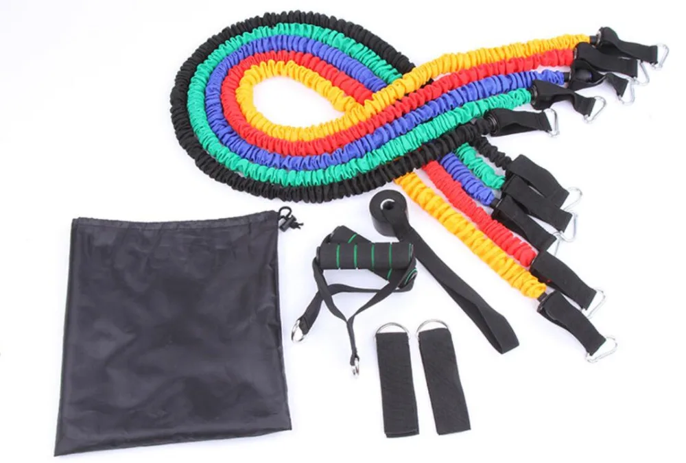 

Wholesale 100LB high quality latex string chest developer fitness chest expander wall pulley