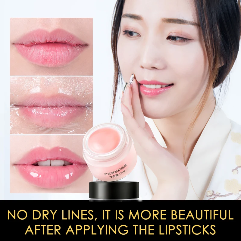 MEIKING Collagen Lip Mask Plumper Exfoliator Sleeping Lips Balm Care