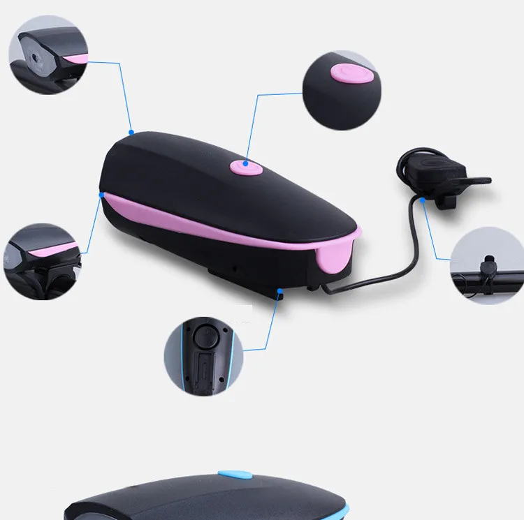 Waterproof Bicycle Light  Sounds Trumpet (3)