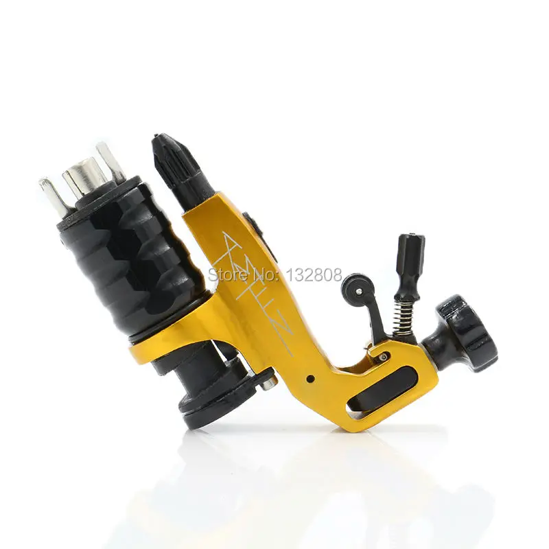 

High Quality Newest Yellow Stigma Amen V6 Tattoo Machine Gun 3 Colors Choose For Shader And Liner Free Shipping