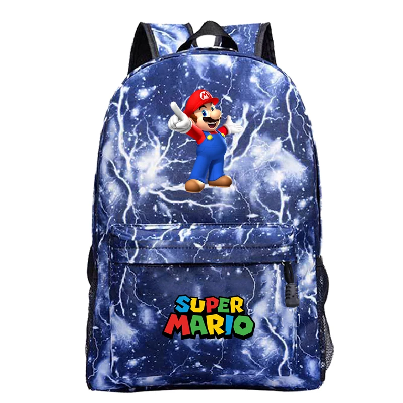 Мультяшный рюкзак Супер Марио модный рюкзак с рисунком Супер Марио школьный рюкзак с принтом для мужчин и женщин мальчиков и девочек школьный рюкзак - Цвет: 3
