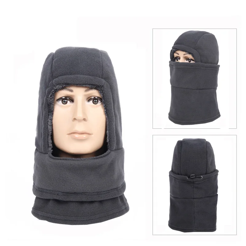 Cycling Cap Windproof Warm Thick Fleece Face Mask Filter Balaclava Bicycle Bike Winter Neck Hat Head Scarf Ski Thermal AC0223 (5)