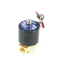 Ac220v 2 Way NC Магнитный Переключатель электромагнитный Клапан 3/" bsp 2w-040-10 воды газа Провода привести Тип