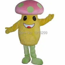 Талисман розовый гриб костюм талисмана нарядное платье Пользовательские праздничный карнавальный костюм тема Карнавальный Костюм-маскот