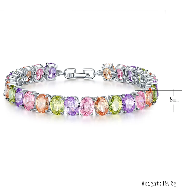 Женский браслет с кристаллами 6 цветов|bracelets for|bracelets for women crystalchain bracelet |